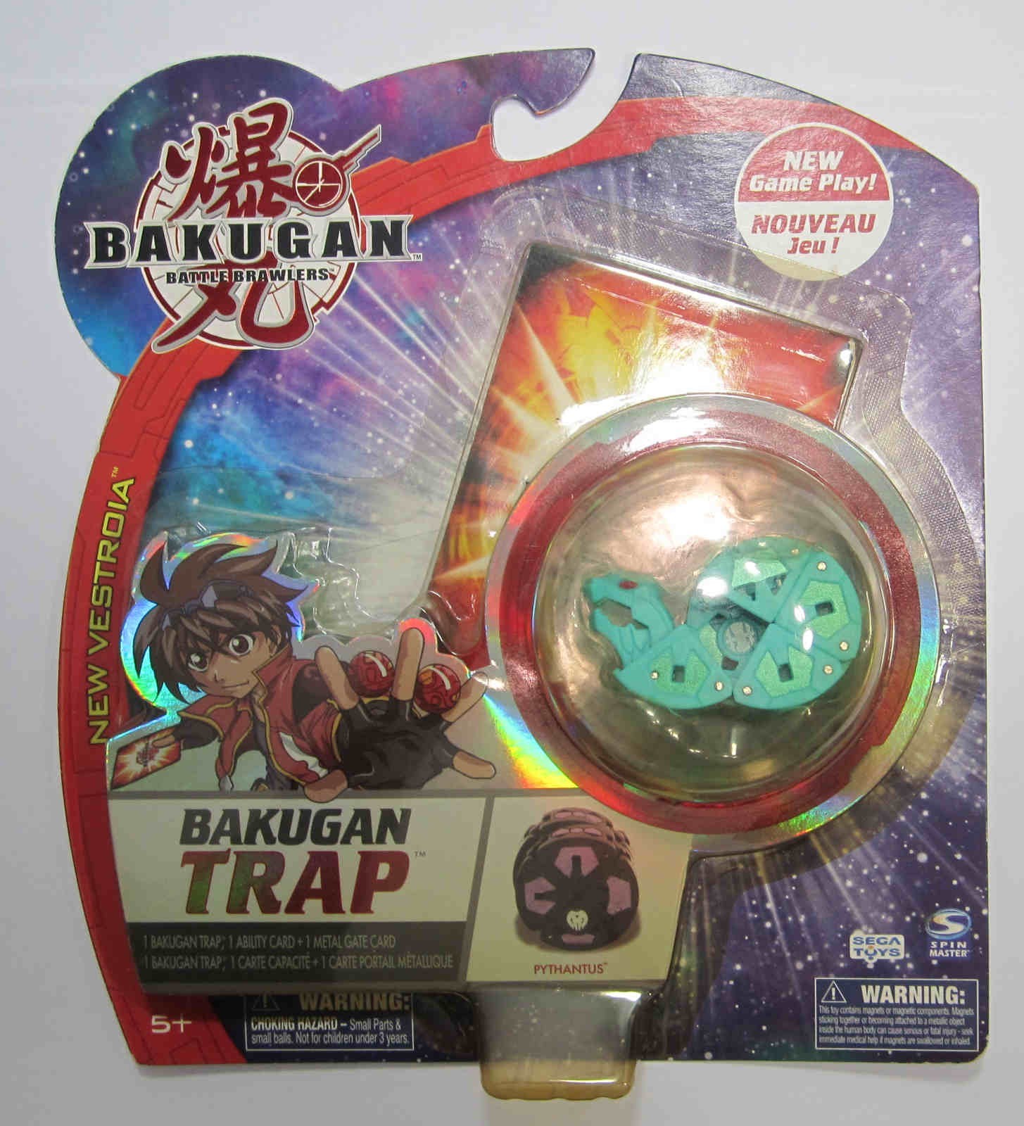 Bakugan PYTHANTUS Green Trap Accessory Battle Brawlers New Vestroia USA Ventus