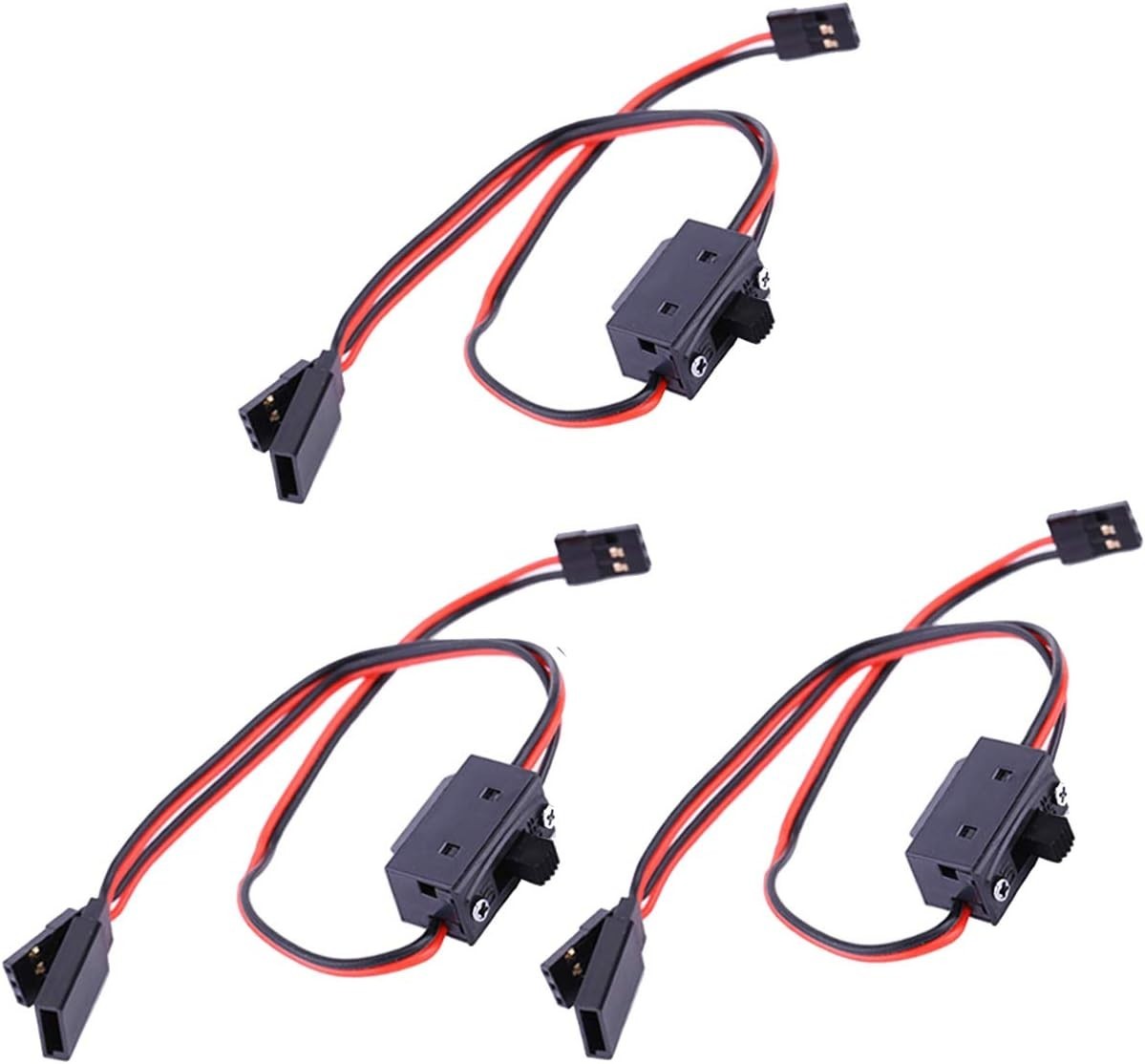3Pack JR Style 3 Way Power On/Off Switches RC Switch Receiver for RC Car Truck