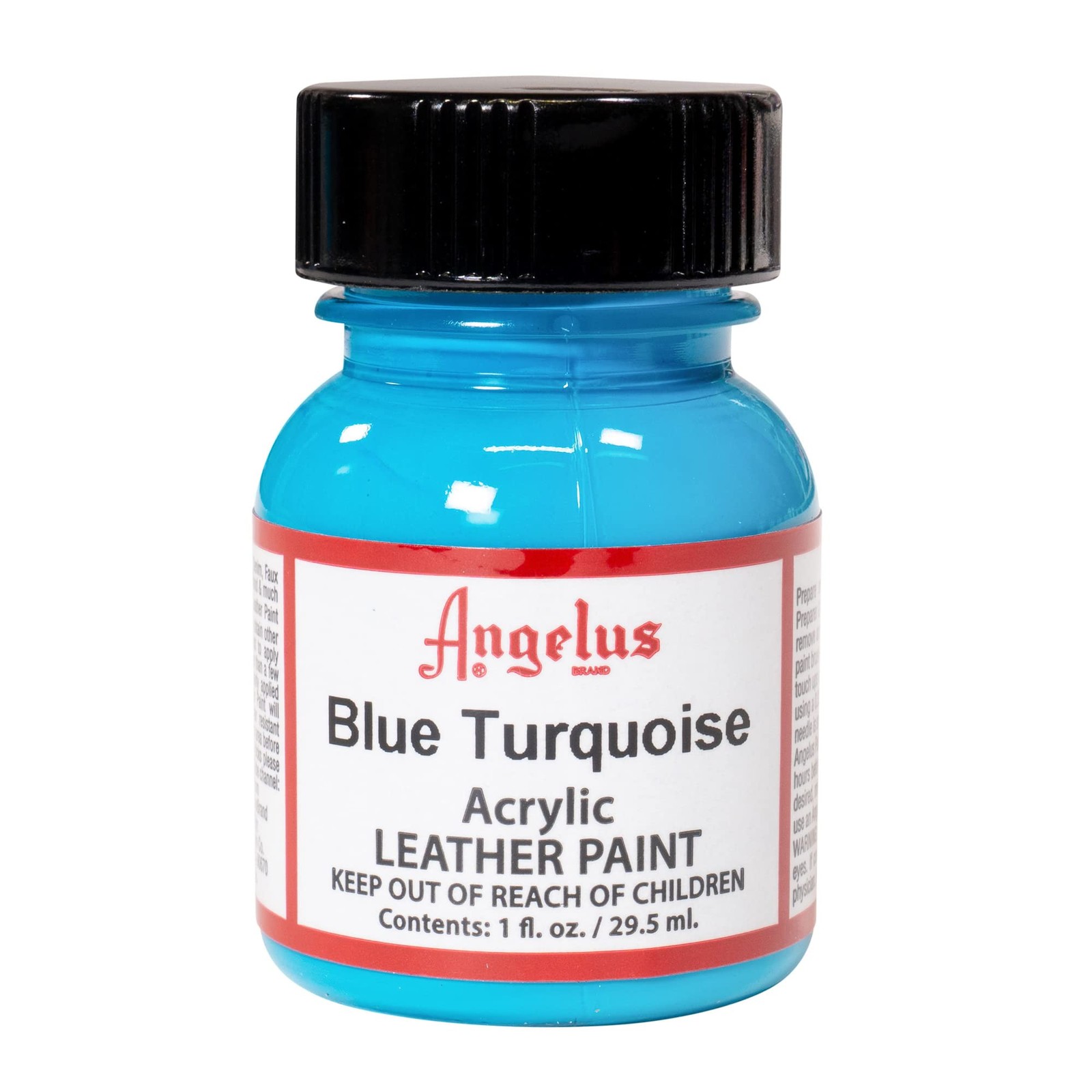Angelus Acrylic Leather Paint, 1 oz, Blue Turquoise