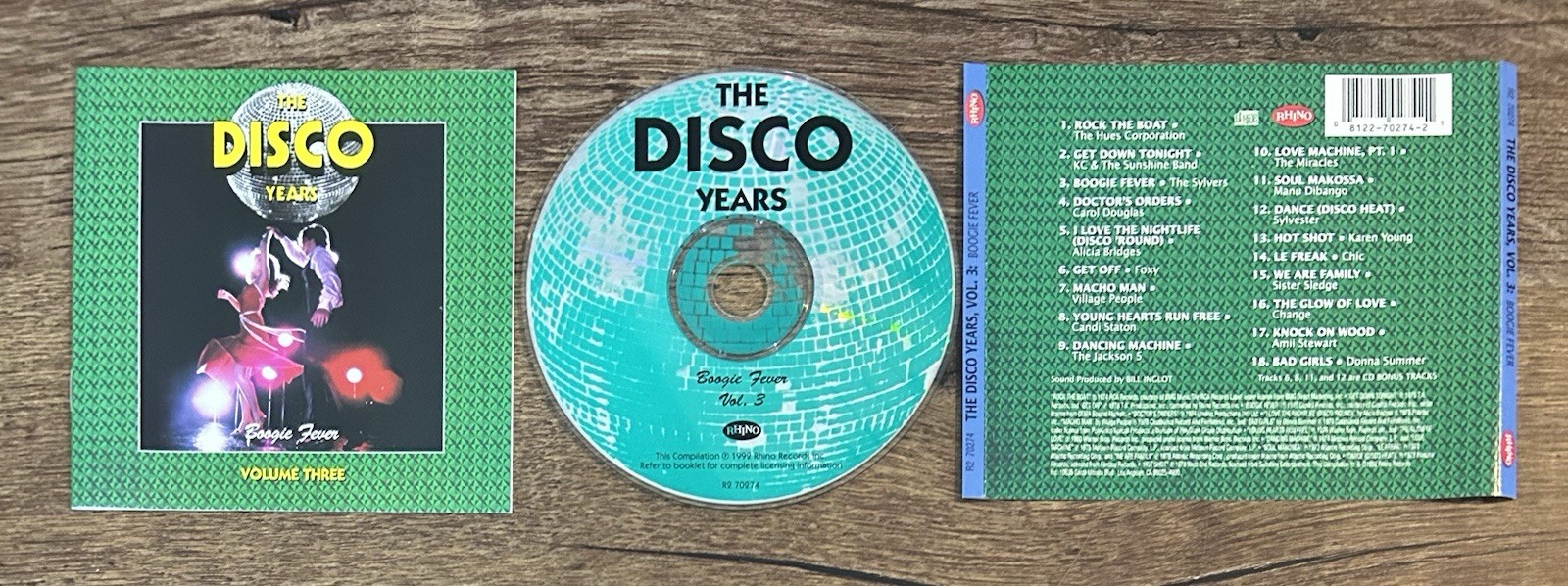 THE DISCO YEARS, VOLUME 3 Boogie Fever : - Audio CD - VERY RARE!