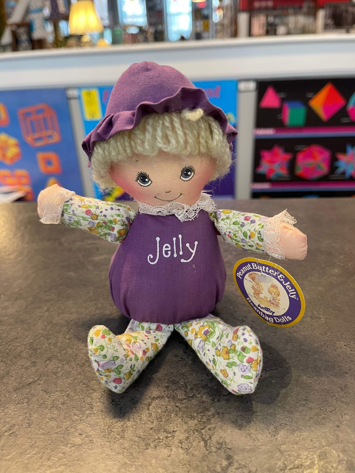 Jelly Beanbag Doll AmToy with Tags