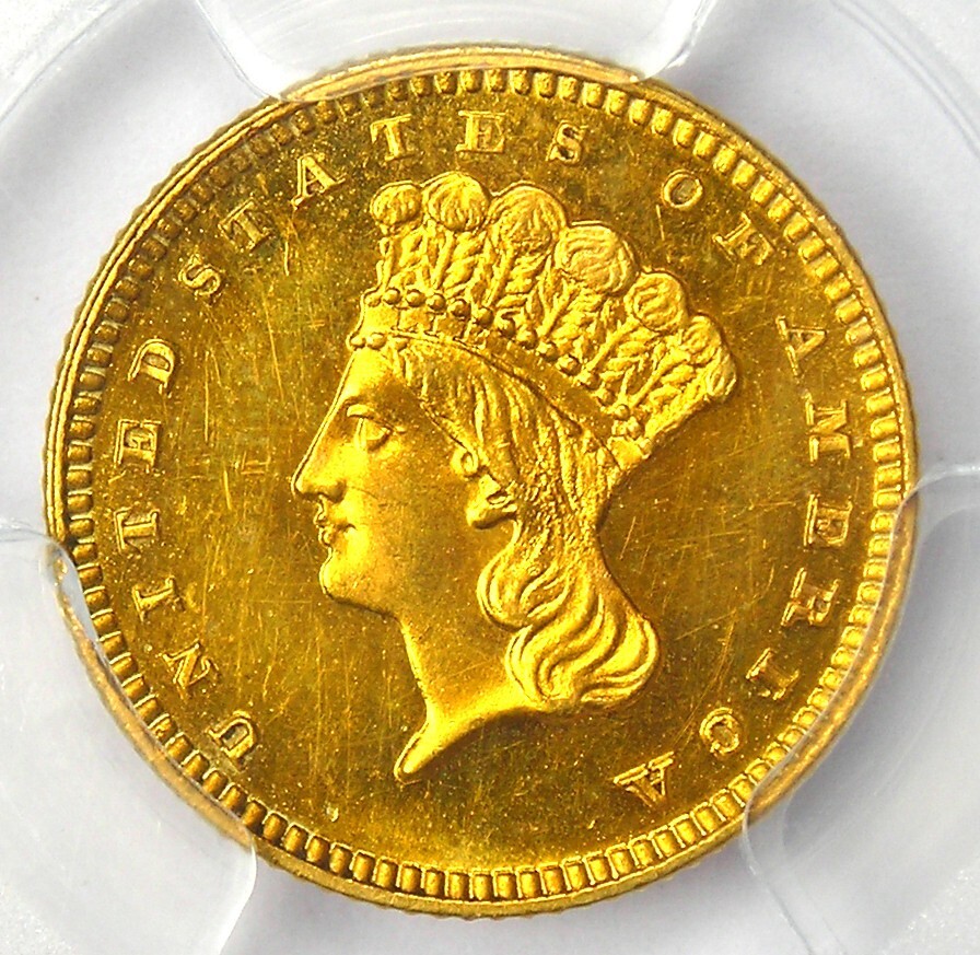 1888 PROOF Indian Gold Dollar G$1 Coin - Certified PCGS Proof Details (PF / PR)