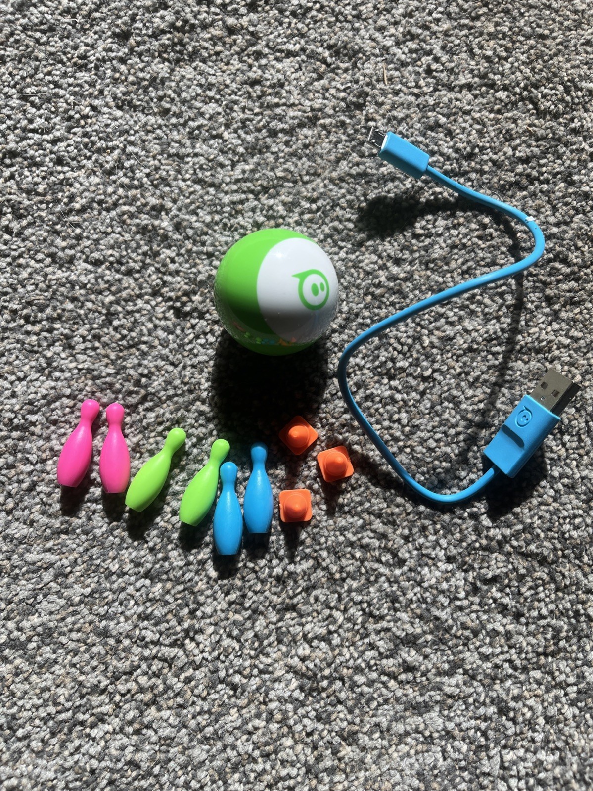 Sphero Mini App Enabled Programmable Robot Ball - Green With Obstacles
