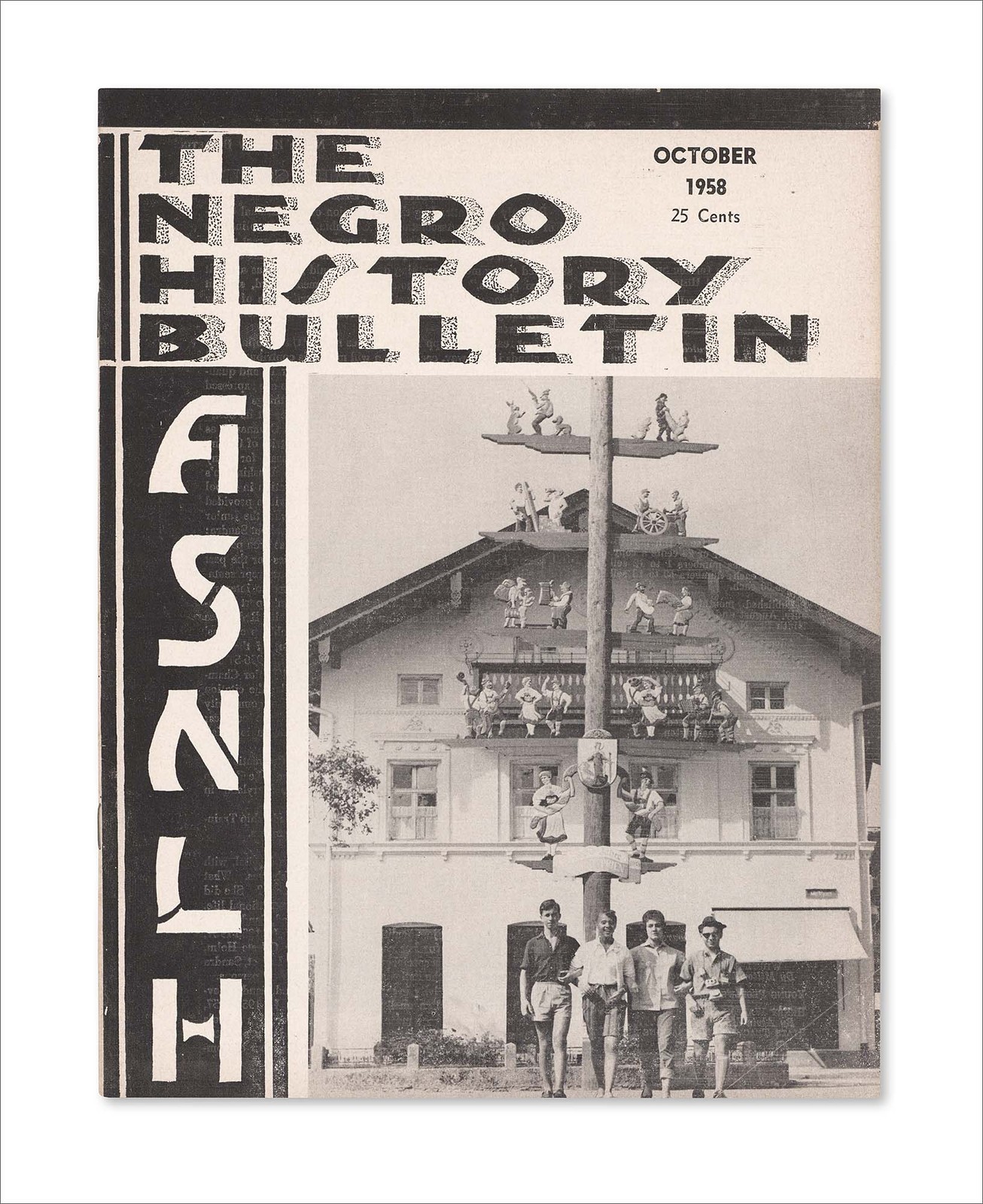 [ASNLH] – The Negro History Bulletin. October 1958. Vol. XXII, No. 8