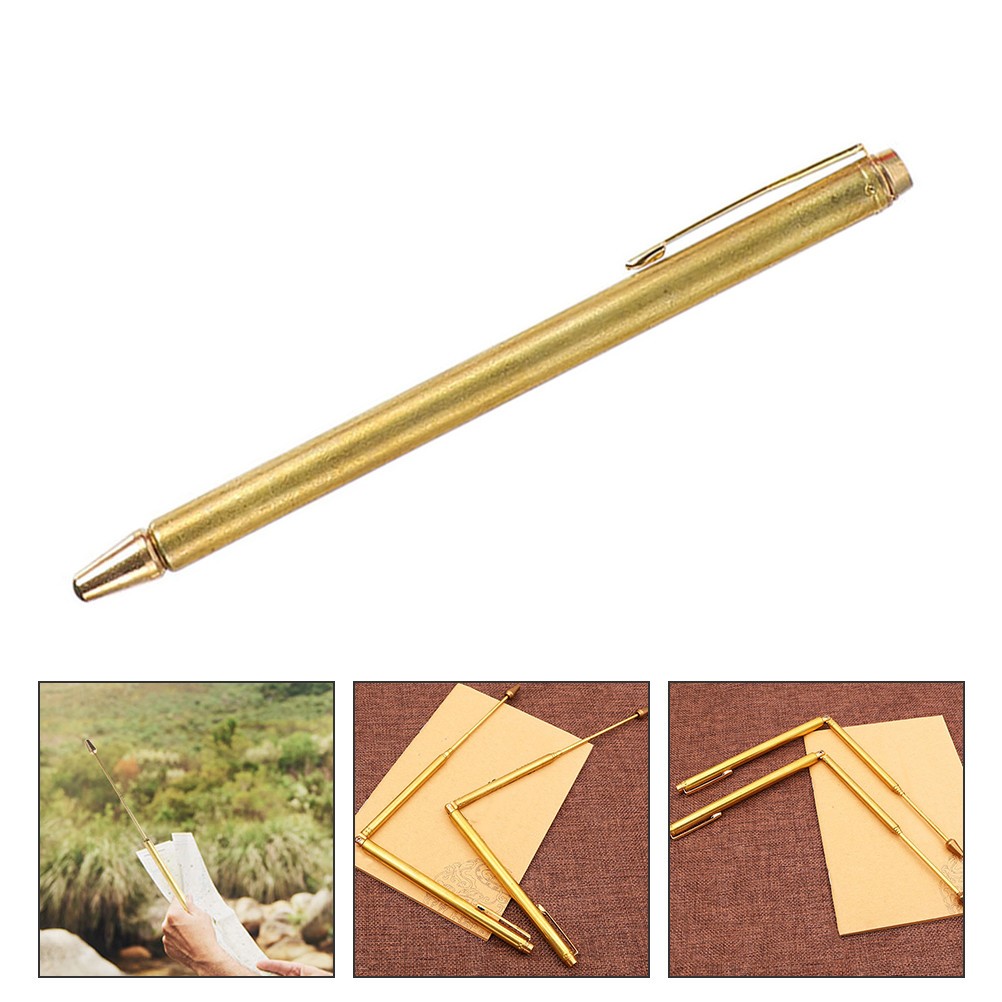 1PC Folding Copper Dowsing Rod Divining Tool for Water Vein and Energy Detection