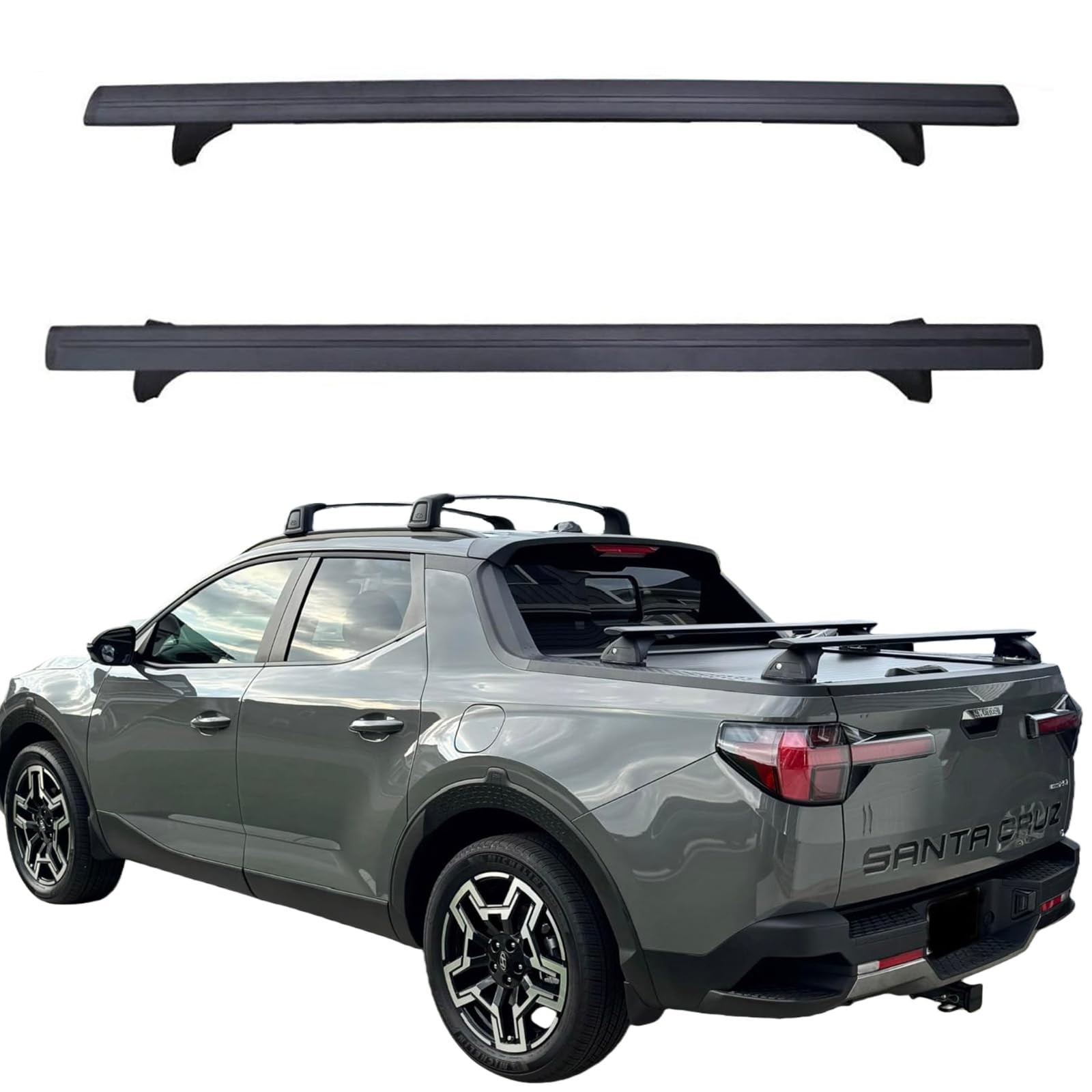 Adjustable Roof Rack Cross Bars 150LBS Capacity for Luggage Kayaks Bicycles
