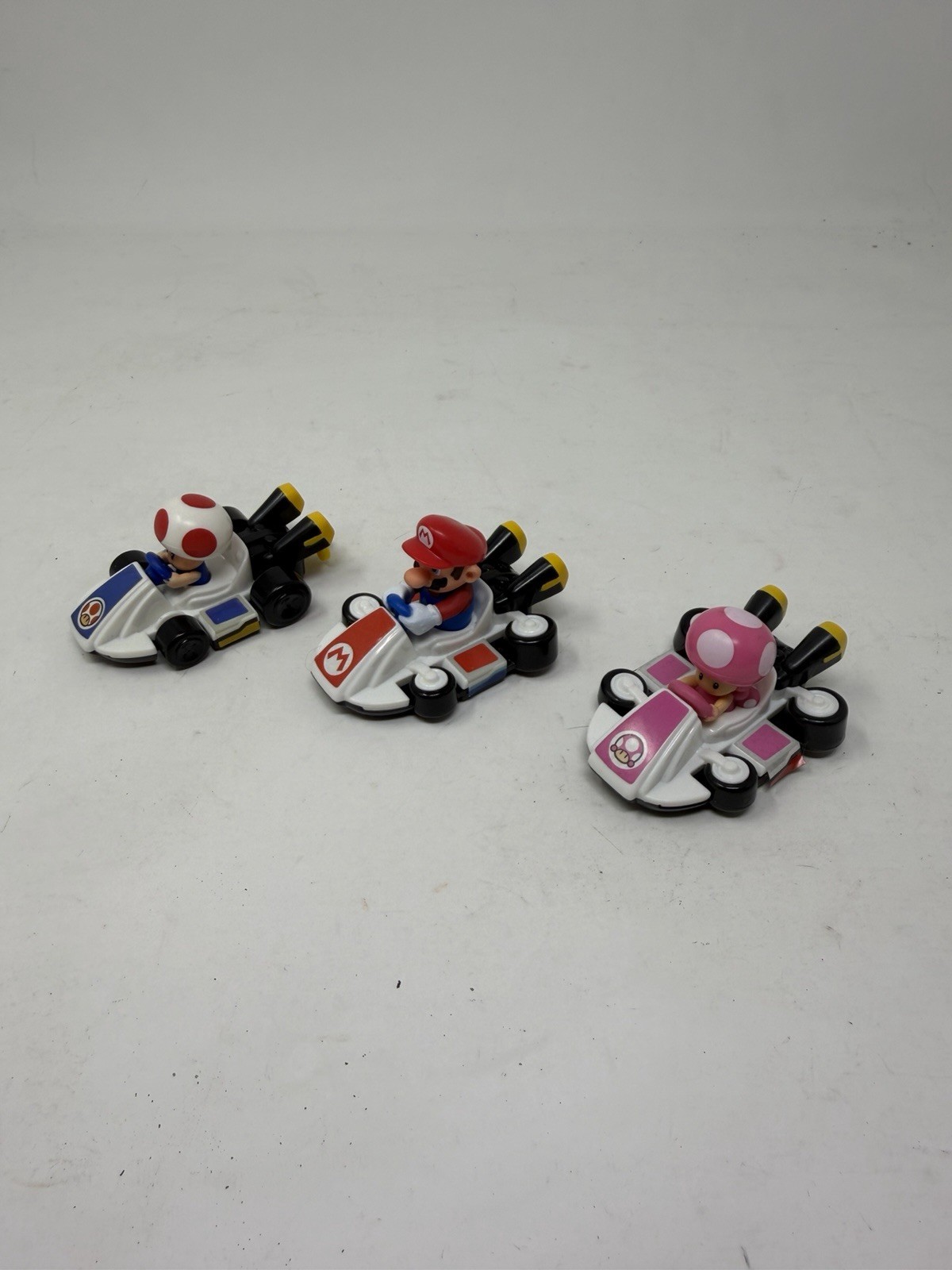 McDonald's Mario Kart 8 Deluxe Happy Meal Toys Lot Of 3