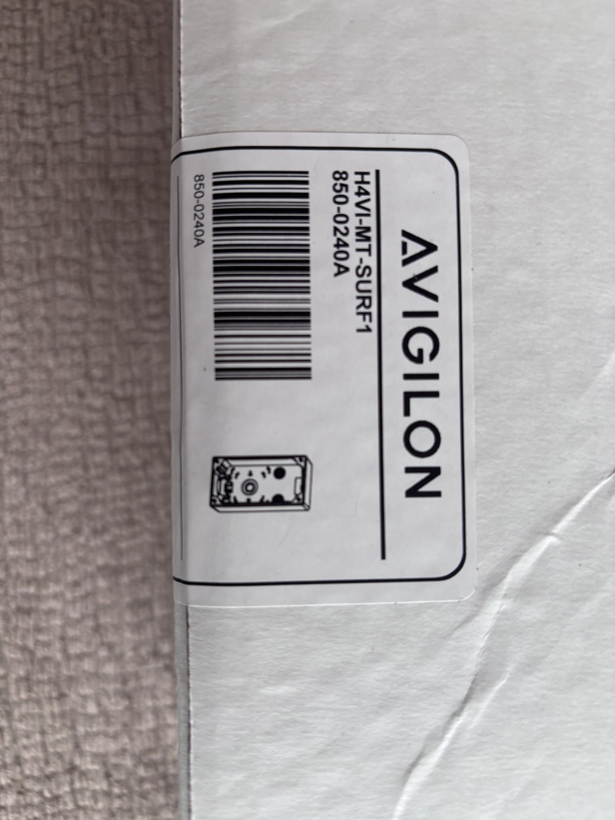 Avigilon H4VI-MT-SURF1 Surface Mount Adapter for H4 Video Intercom