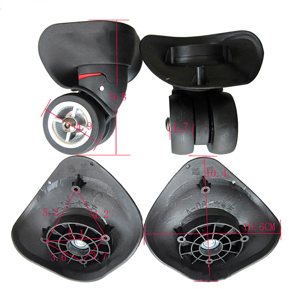 A08 Trolley Luggage Wheels Repair Universal Travel Suitcase Part Replacement New