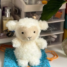 Jelly Plush Little Sheep Toy Stuffed Animal Doll Dust Bag 18cm/7" Cat