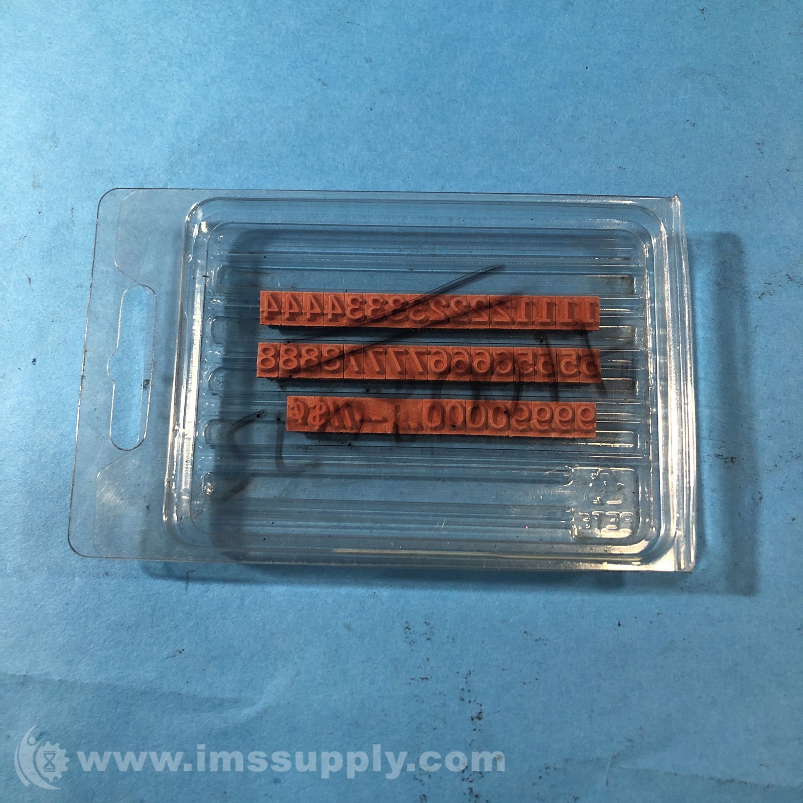 41002075 Number Rubber Stamp Set USIP