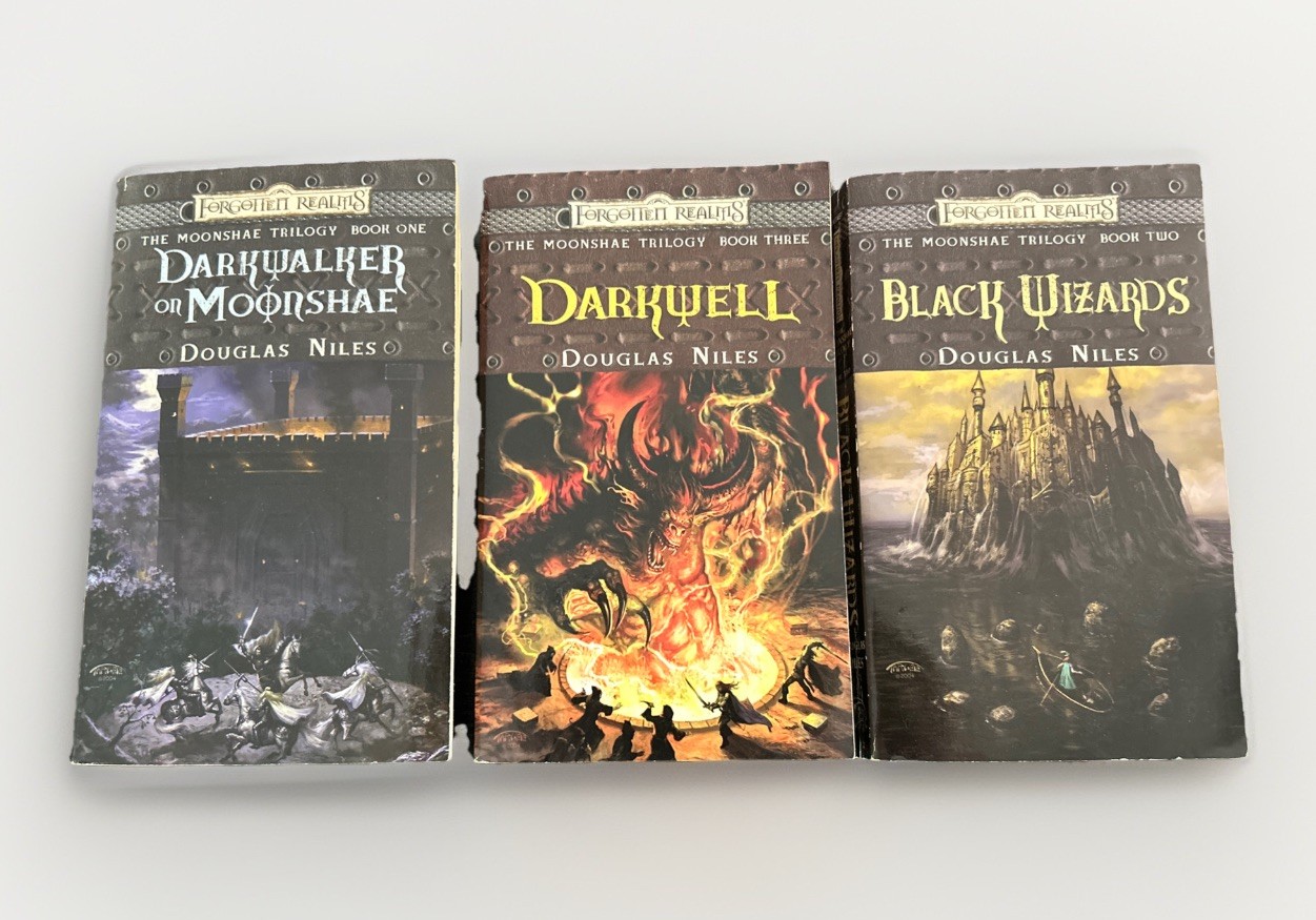 Forgotten Realms THE MOONSHAE TRILOGY Books 1,2,3 by Douglas Niles - Complete