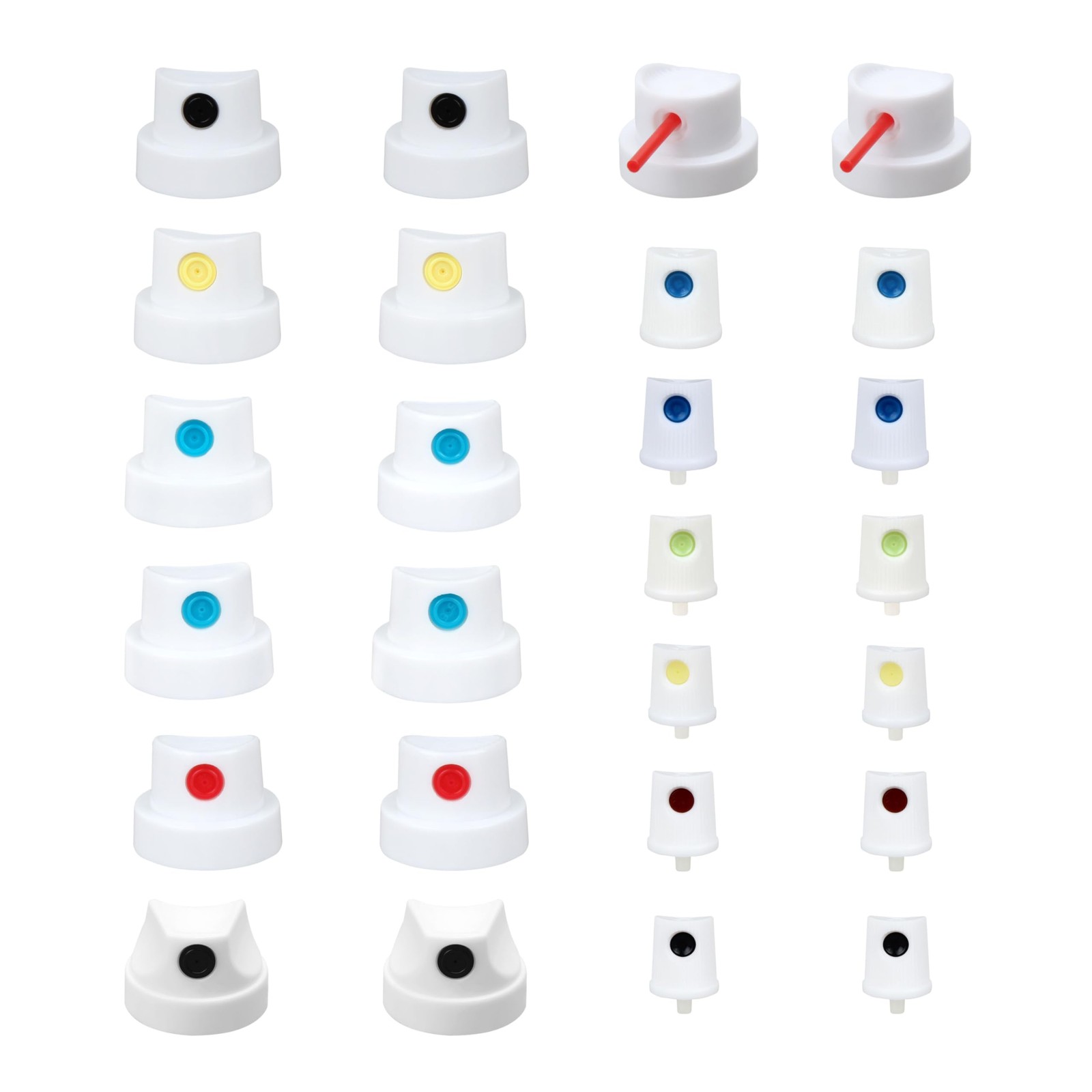 Spray Paint Nozzle Caps Set, 26 Universal Replacement Tips, 1, Mixed loading 