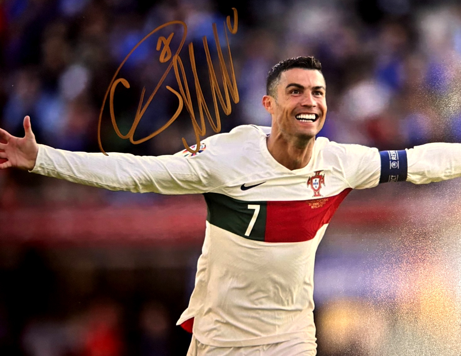 CRISTIANO RONALDO Signed 8x10" Autograph Original Guaranteed w/COA