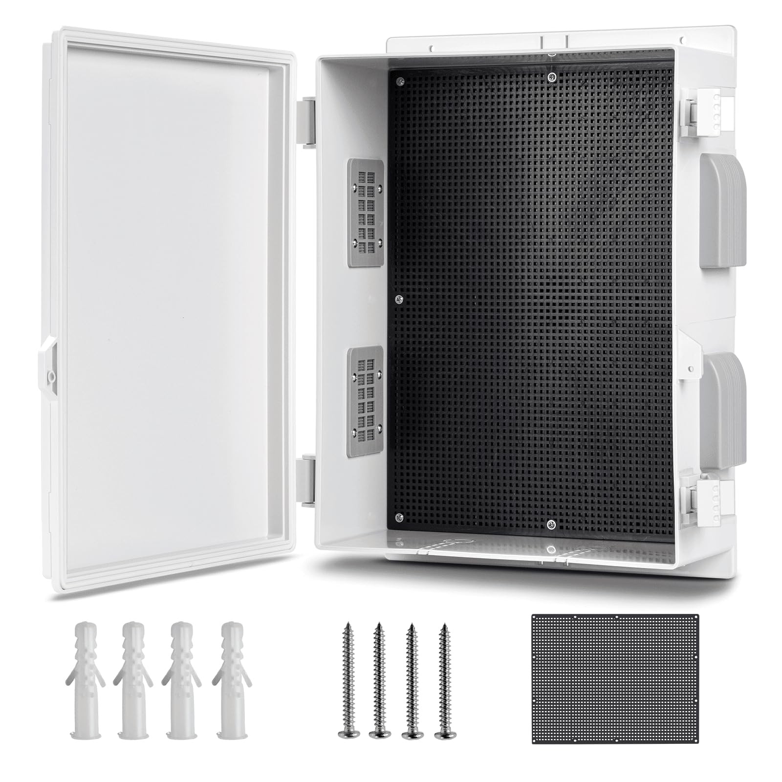 CQENPR Outdoor IP65 Electrical Junction Box ABS Water Resistant Enclosure