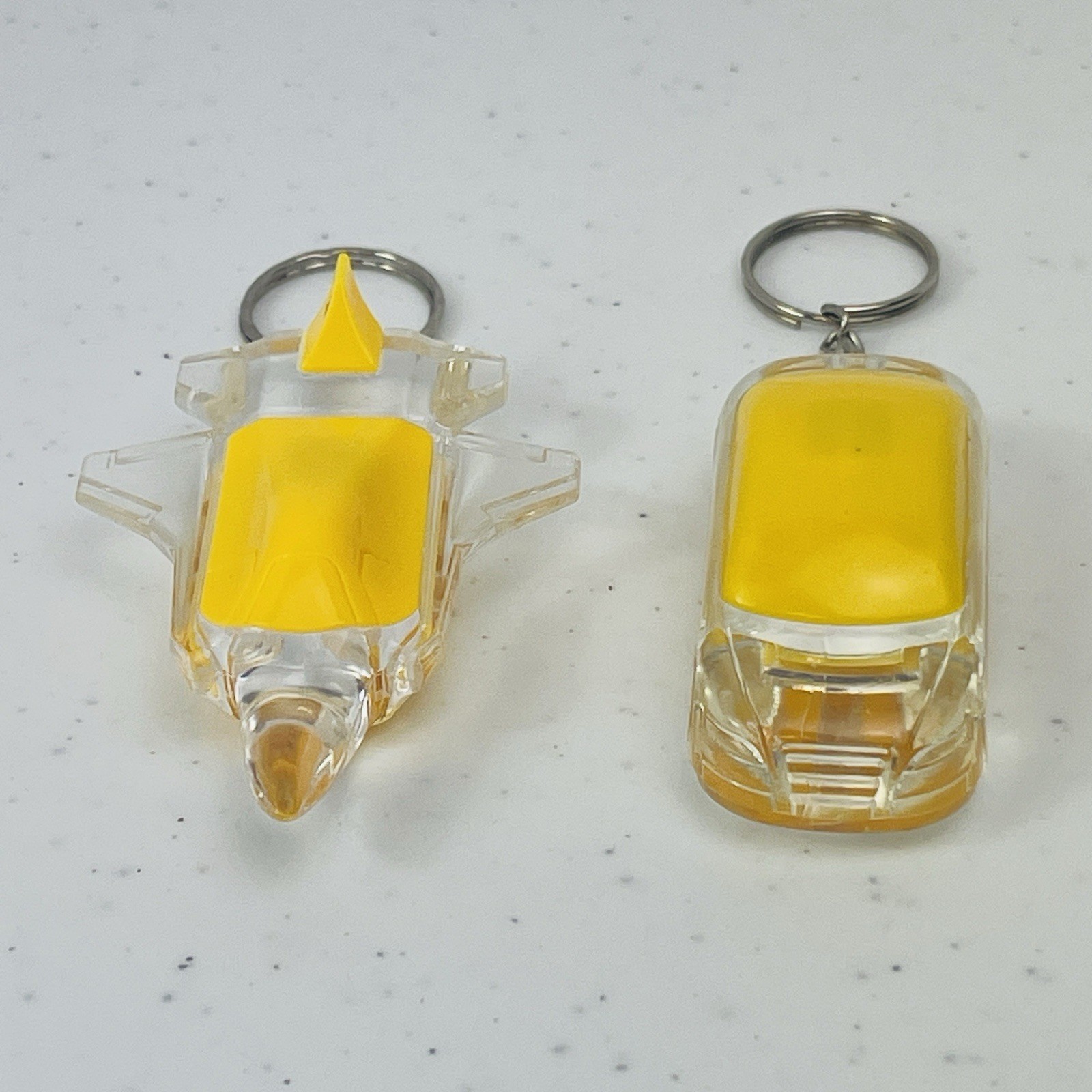 Sports Car Space Shuttle Key Chain with LED Flashlight Gift Collectors Vintage