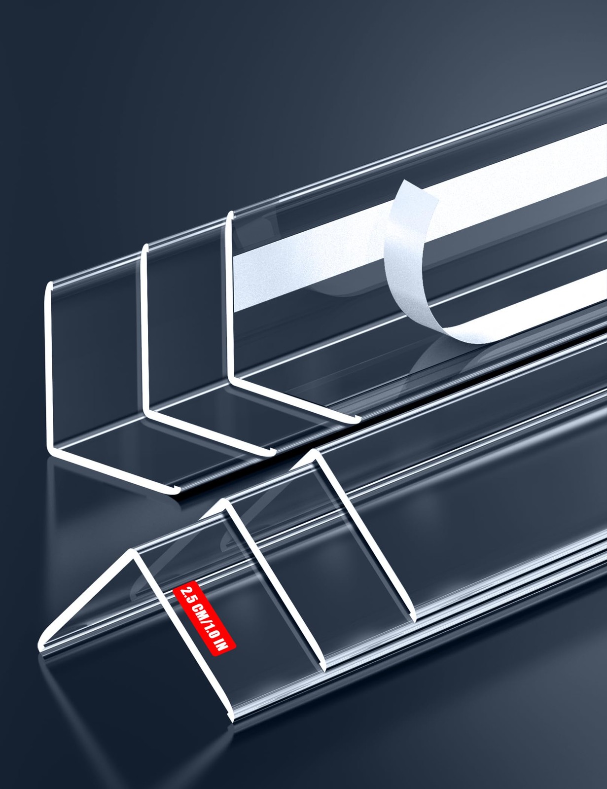 6PCS Clear Self-Adhesive Wall Corner Protectors Guards Baby Safety Edge Protecto