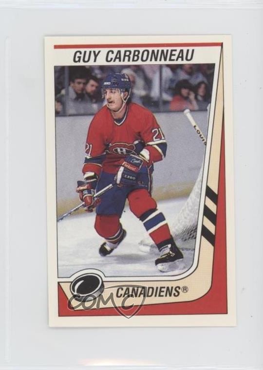 1989-90 Panini Album Stickers Guy Carbonneau #241 HOF 8d2