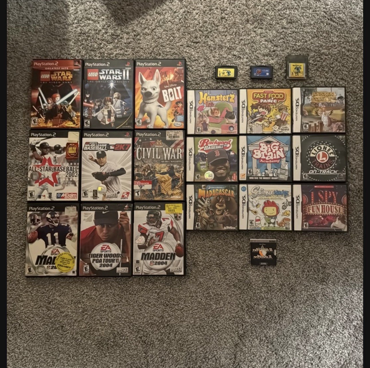 PlayStation Nintendo Mixed Lot Games