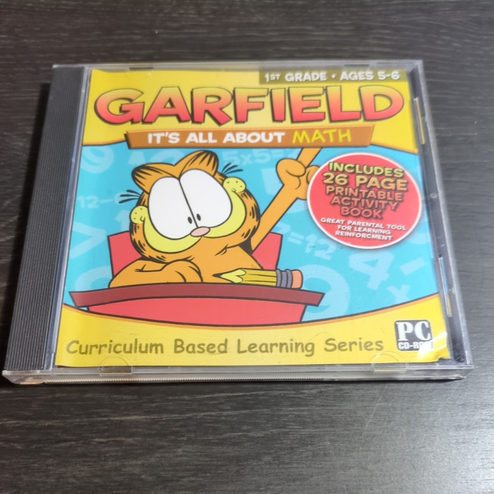 VTG Garfield: It's All About Math & Reading & Phonics Ages 5-6 2006 2004 PC-ROM