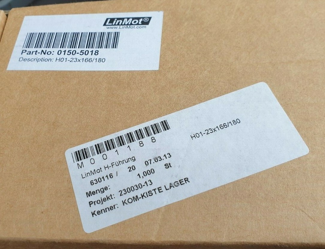 LINMOT 0150-5018 H01-23x166/180 H-Guide (R5S8.5)