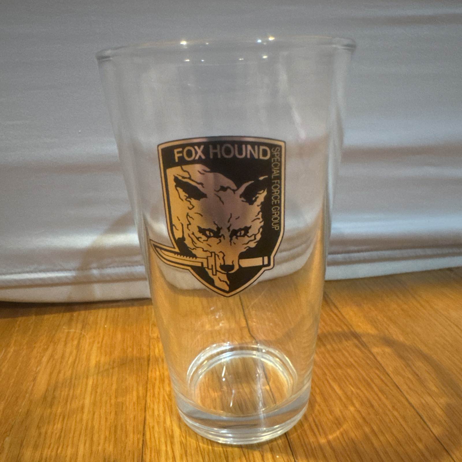Fox Hound Special Force Group Metal Gear Solid Loot Crate Gaming Pint Glass