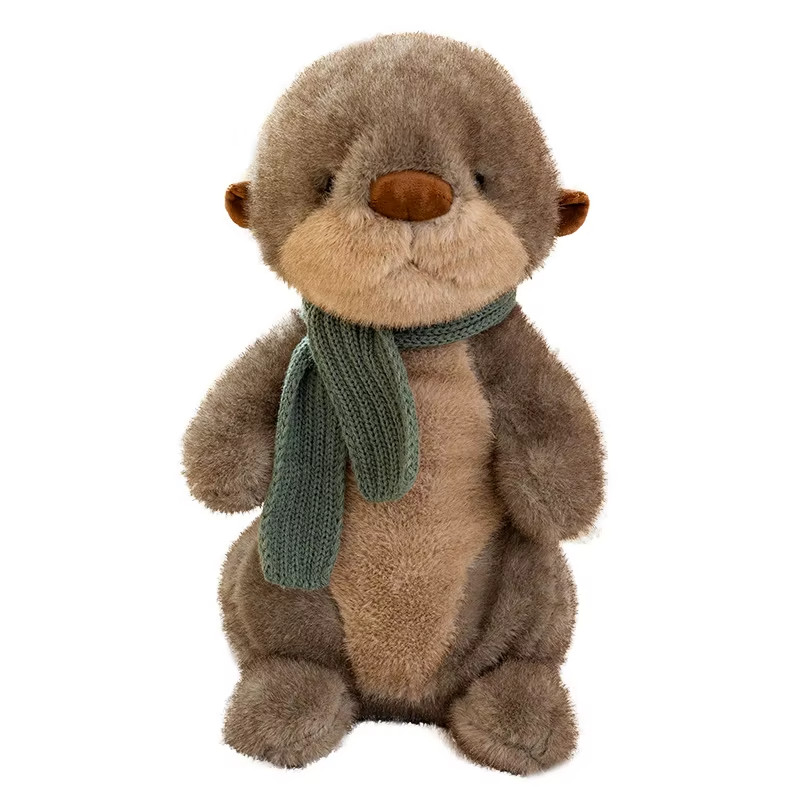 Otter Plush Toy 26cm Cute Soft Stuffed Animal Pillow Funny Gift Kids