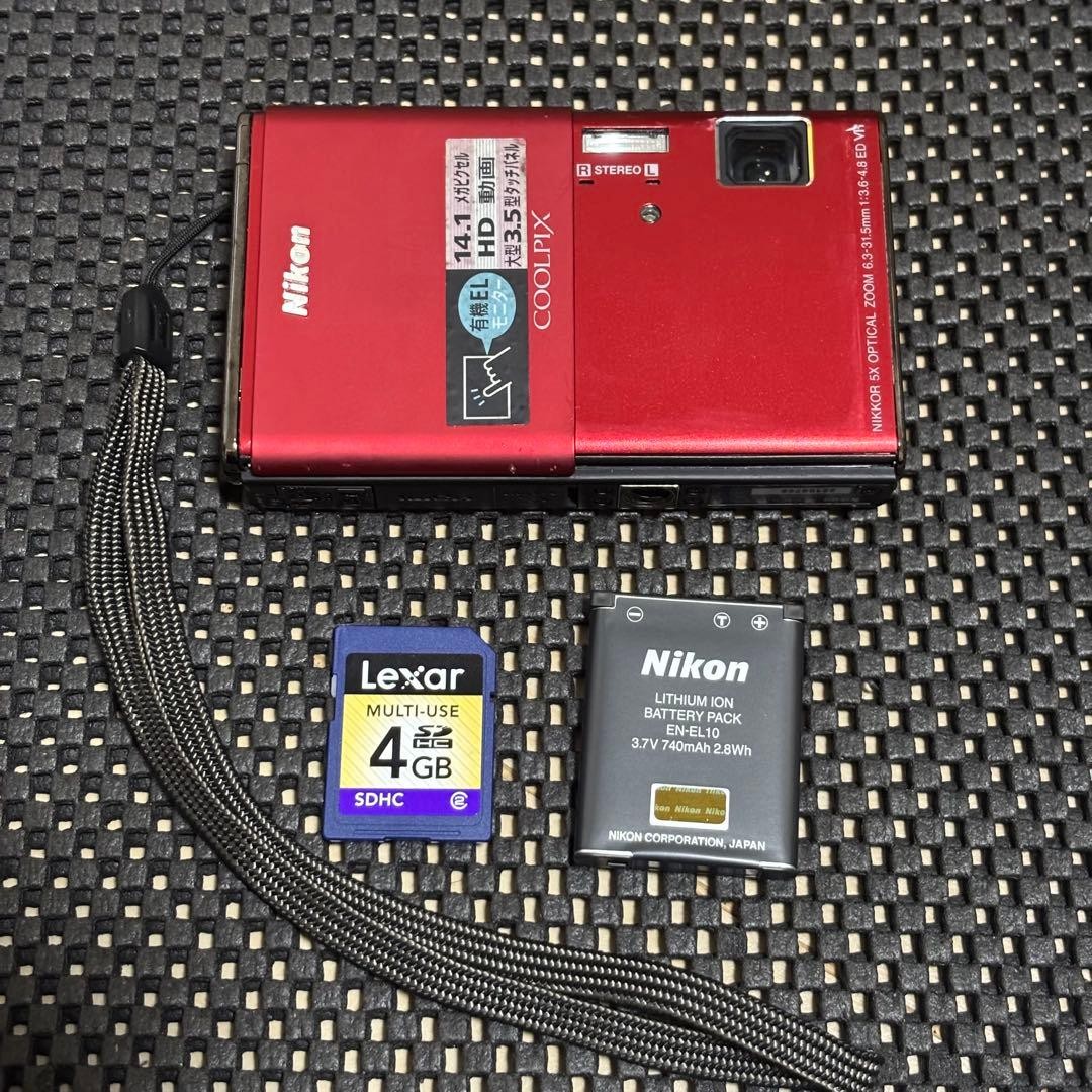 Nikon COOLPIX S80 Digital Camera Compact Used Good Condition