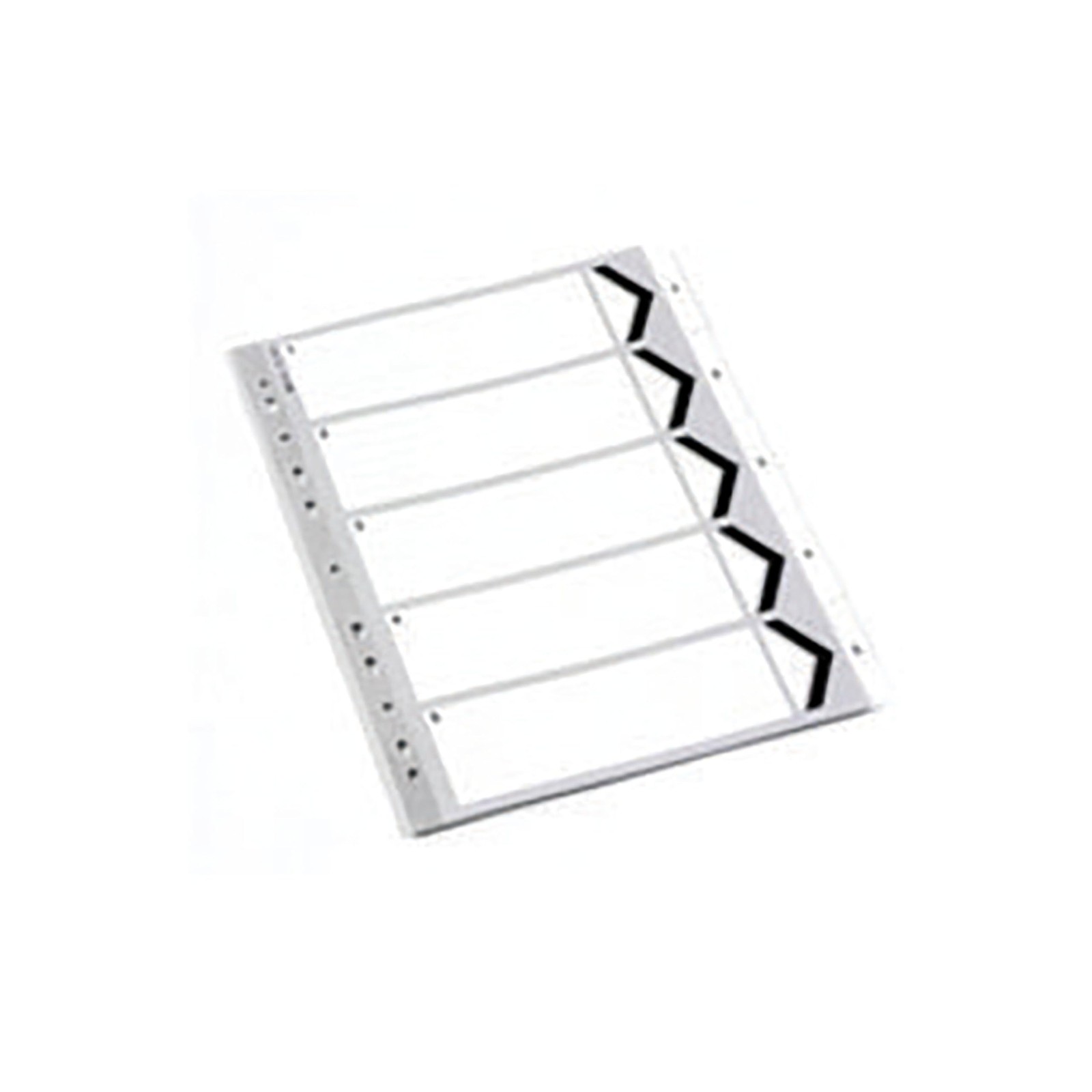 Whitebox WX01352 A4 Polypropylene Index - White