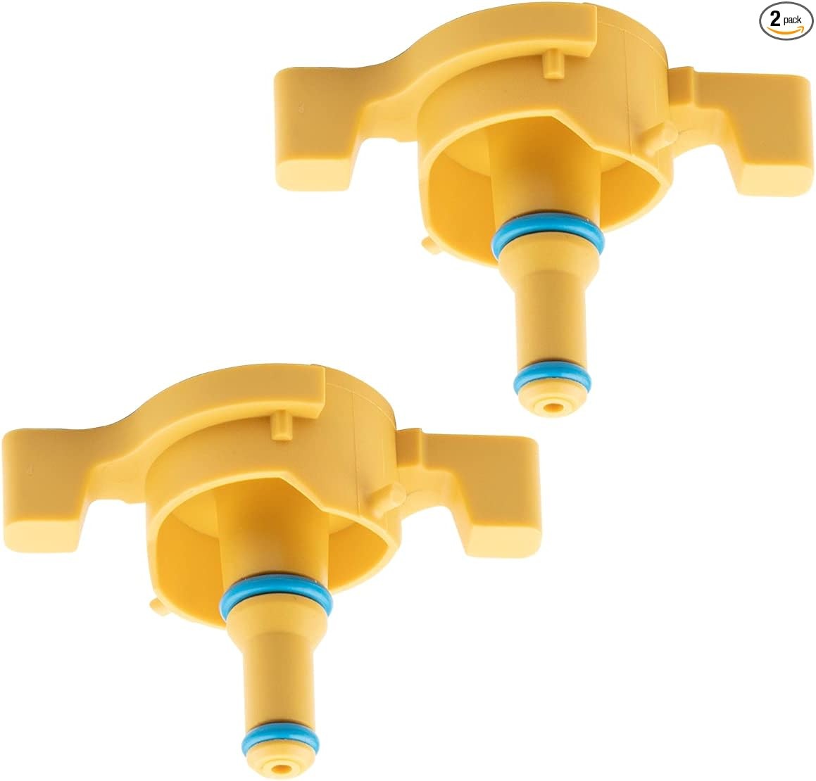 2PCS Fuel Filter Housing Drain Plug, Fuel Drain Valve, Diesel 6.7L Billet HFCM F