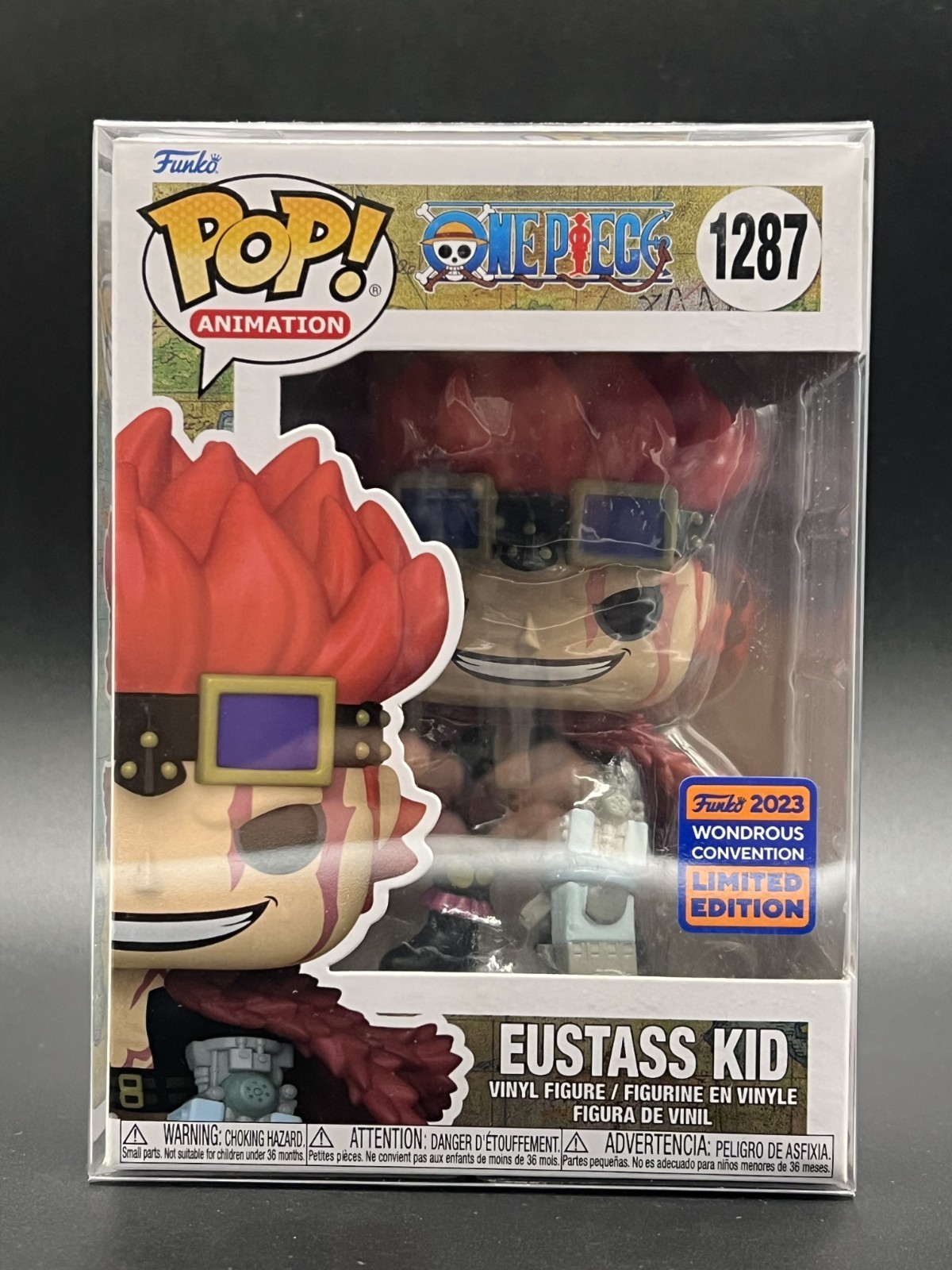 Eustass Kid Wonder Con Exclusive 2023 #1287 Funko POP! Animation: One Piece