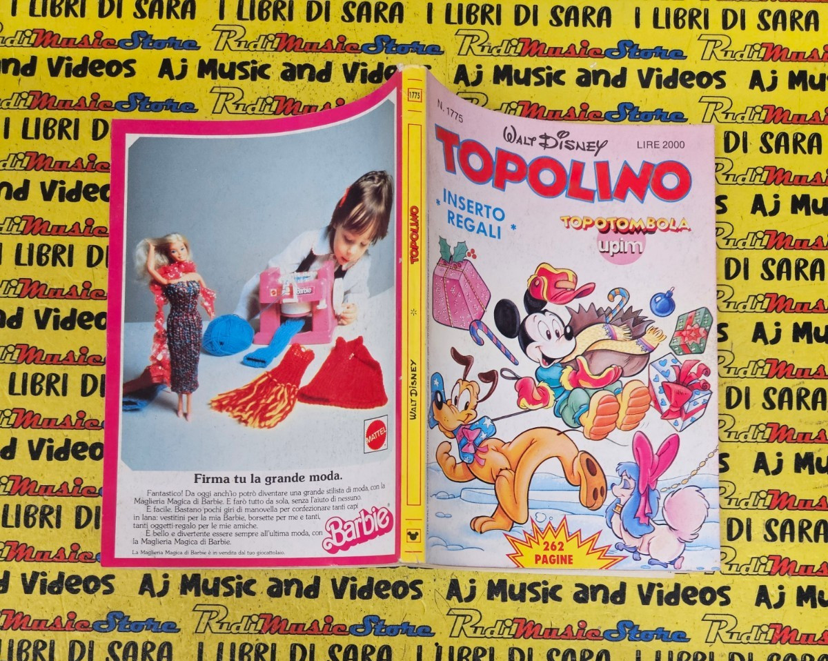 COMICS Comic MICKEY MOUSE No. 1775 December 3, 1989 ANNA OXA FAUSTO LEALI Bburago