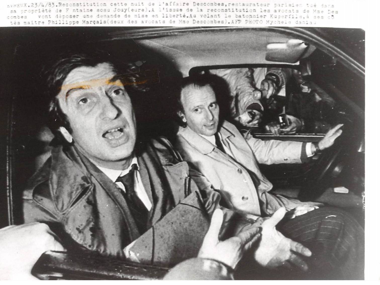 Press Photo AM21134 Approximately 24X18 CM 1983 Evreux Descombes Case Kuperfi