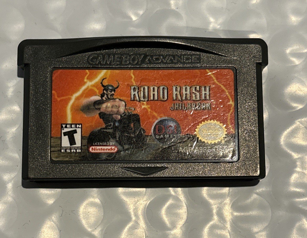Road Rash: Jailbreak (Nintendo Game Boy Advance, 2003) - TESTED,  Authentic !!