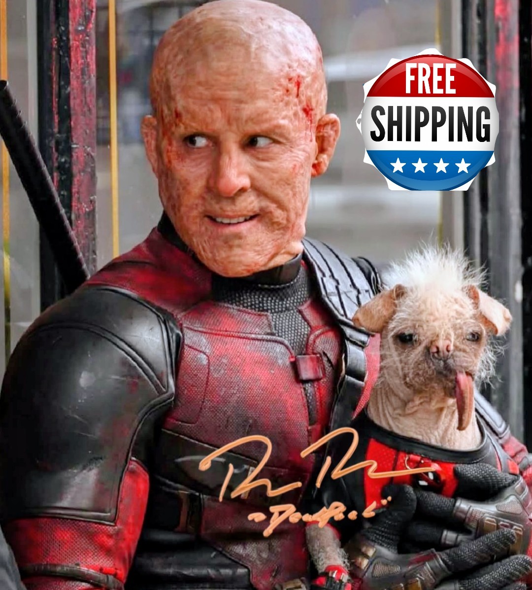 Framed Ryan Reynolds Dead Pool Autographed Signed 8x10 Photo Reprint Free Ship