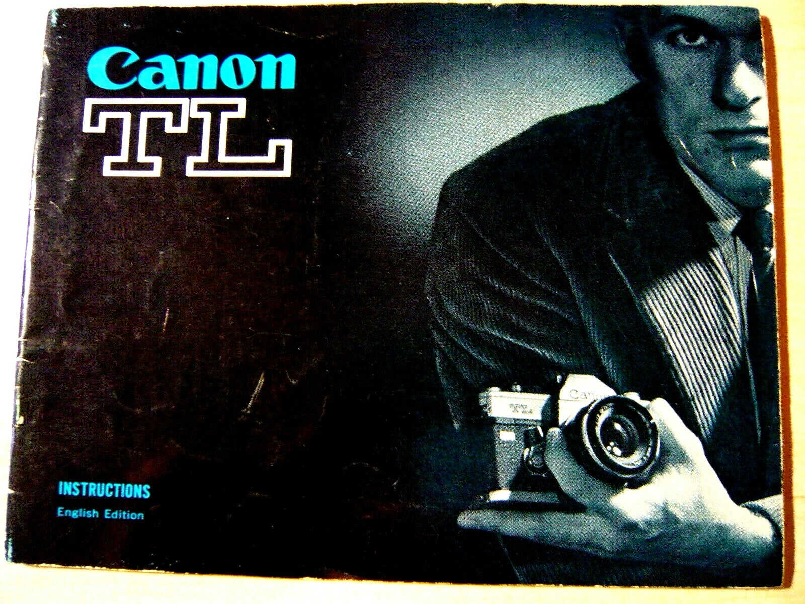 CANON TL Genuine Instruction Manual, English Edition, complete.