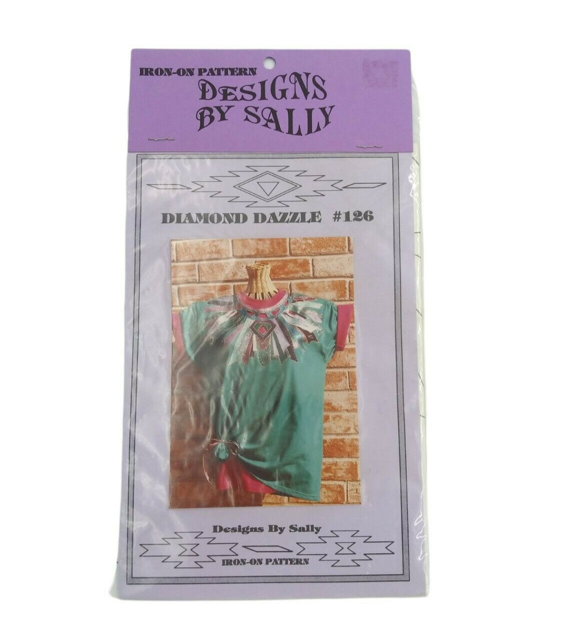 Diamond Dazzle #126 Designed By Sally Iron On Pattern Southwest Western