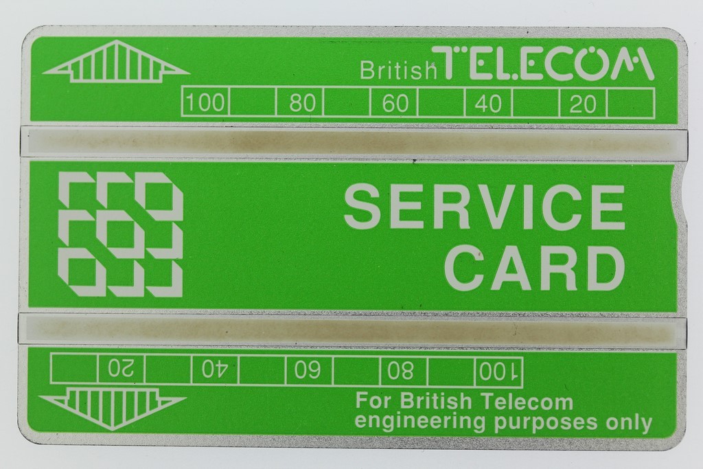 Landis & Gyr Service Card 203H UK Service Card (48527)