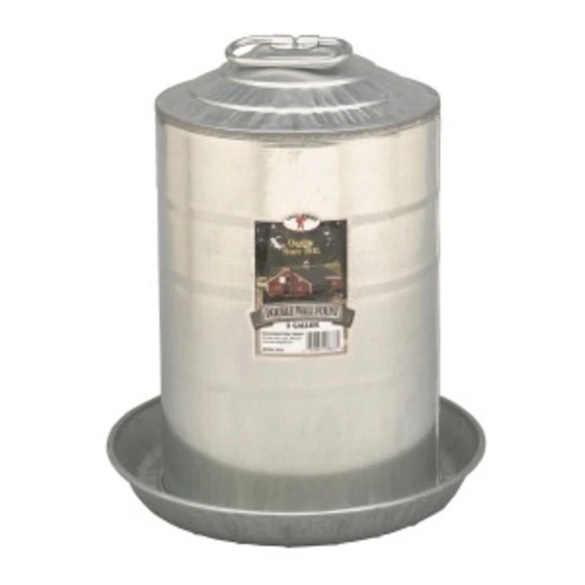 Miller Manufacturing Double Wall Poultry Waterer 3 Gal