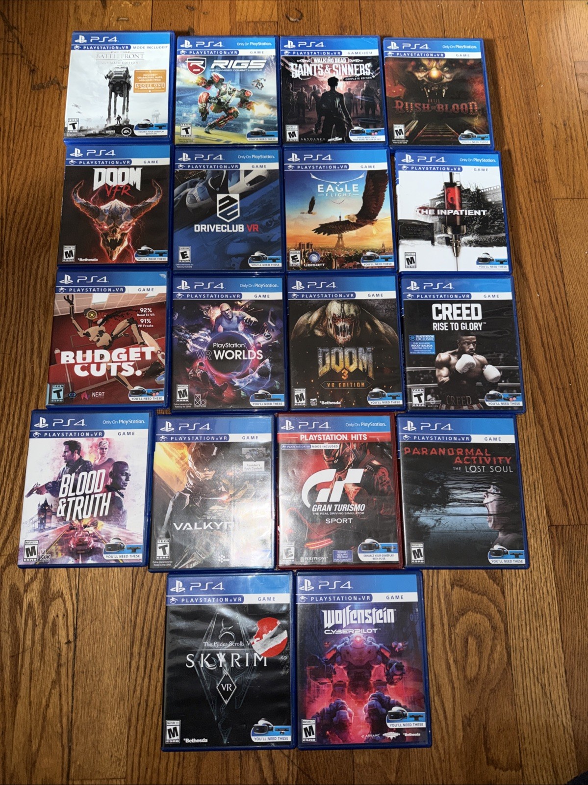 PlayStation VR Aim Controller Firewall Zero Hour Bundle PS4 PS5 NIB + 18 Games