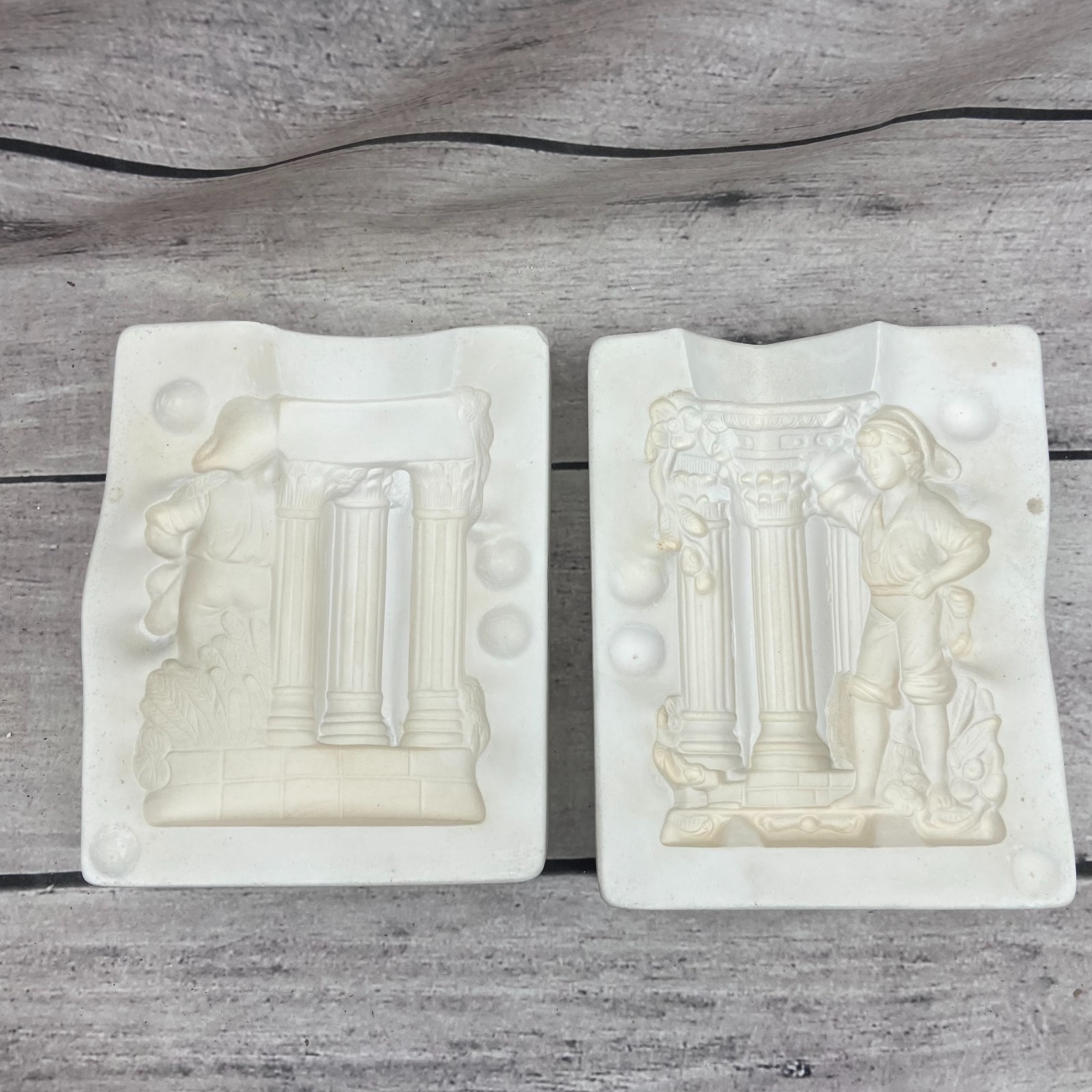 McNees Mini Ceramic Casting Mold Grecian Bud Vase Boy #M-343