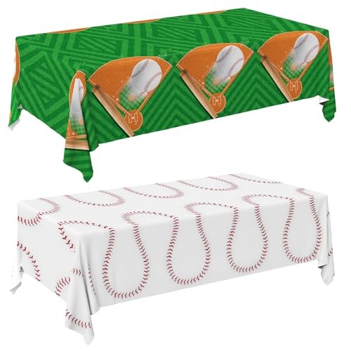  Baseball Party Supplies: 2-Pack Baseball Birthday Decorations with baseball