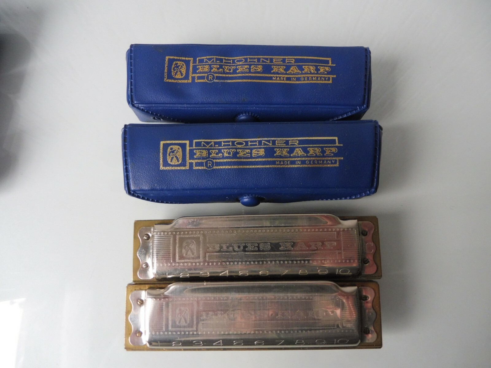 2 Mundharmonikas, Hohner Blues Harp , C Et F