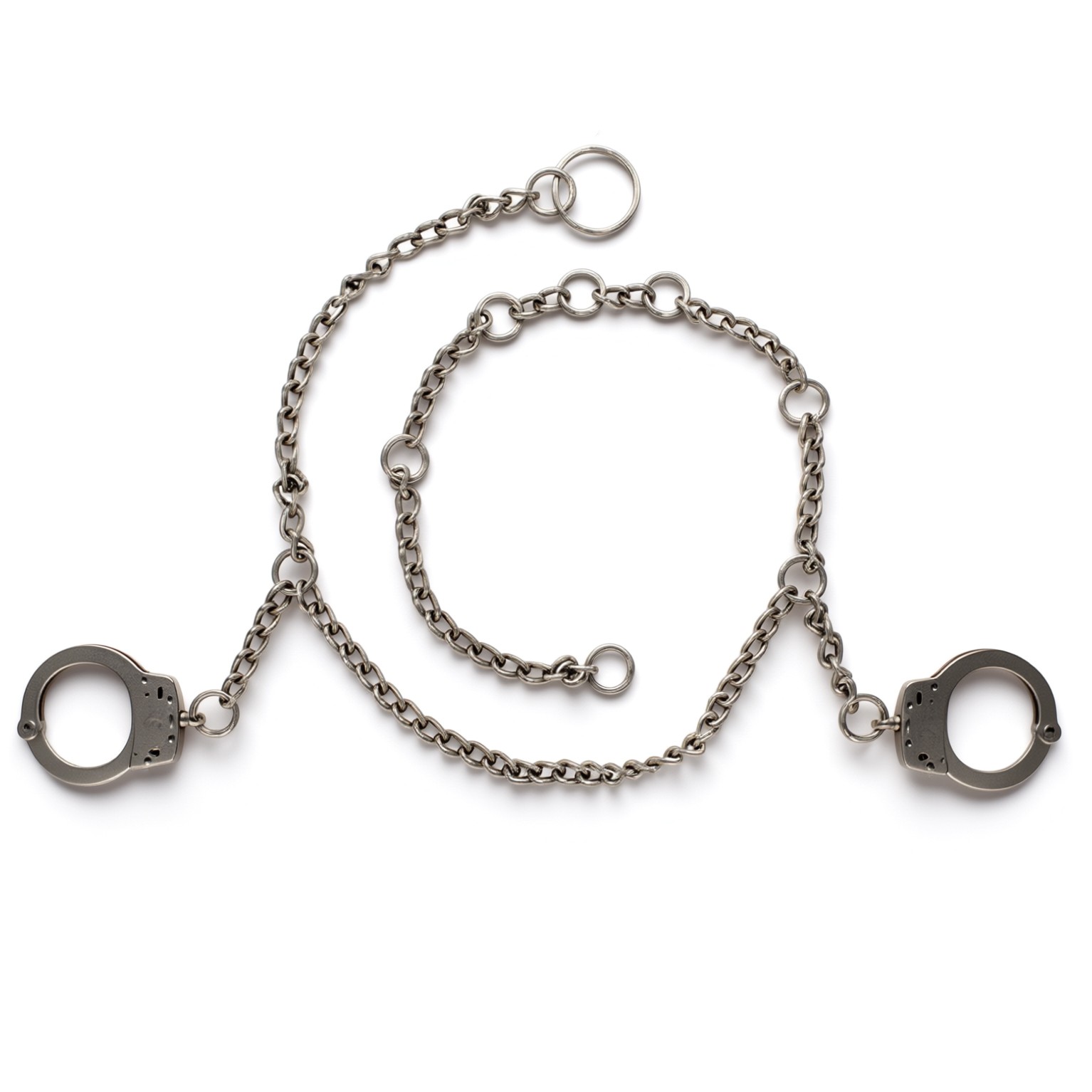 Smith & Wesson Model 1800 Belly/Waist Chain w/ Handcuffs Nickel 350109