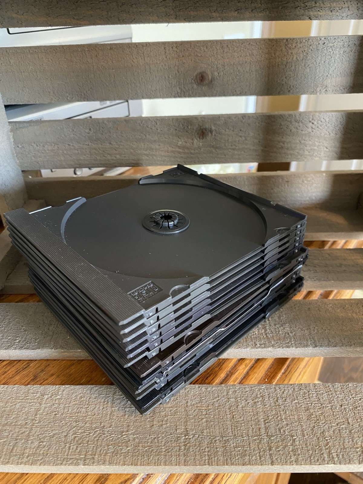 Black CD Jewel Case Tray Insert. Lot Of 12. Used. Free Shipping!