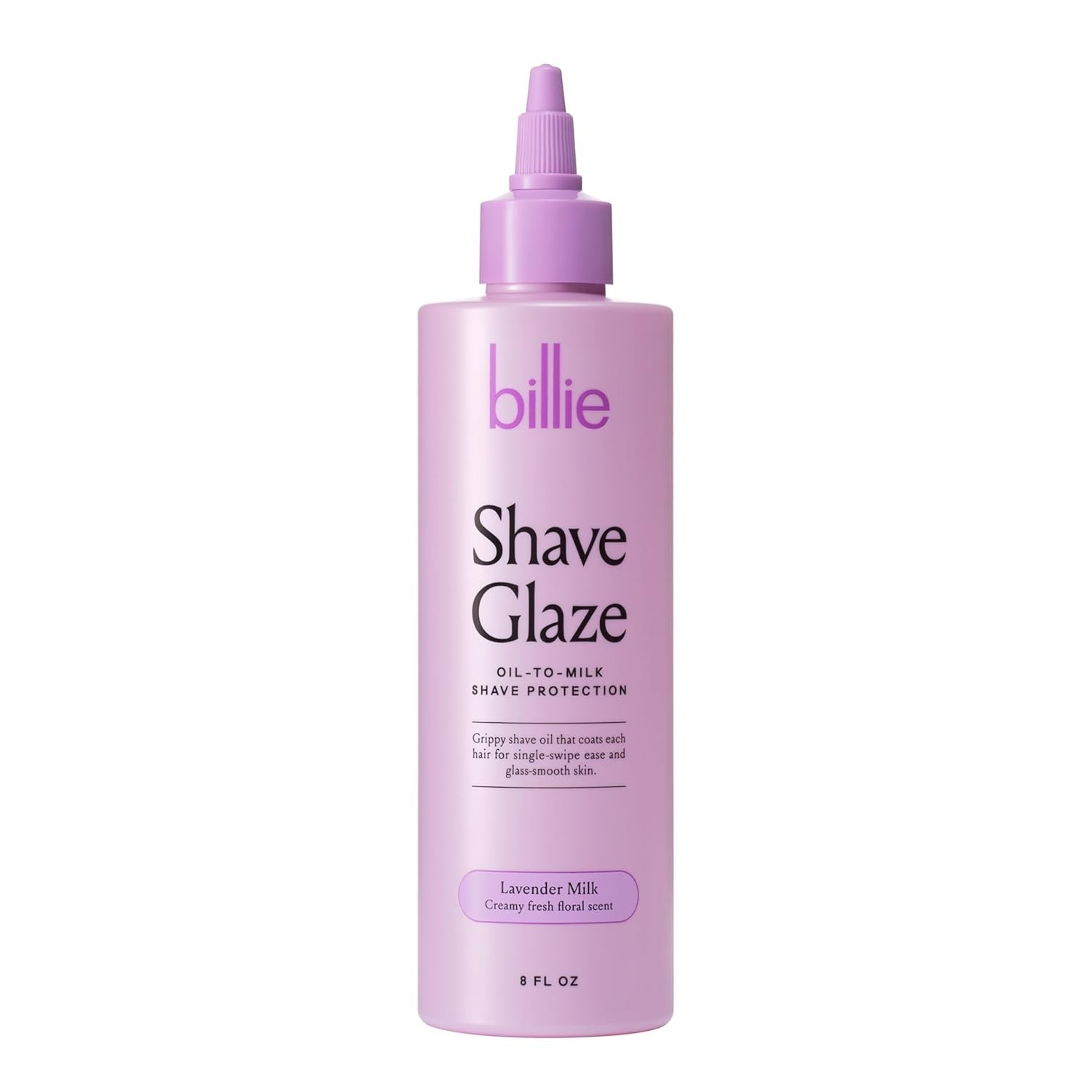 Billie Shave Glaze - Shaving Oil - Oil-to-milk shave protection - Lavender Milk