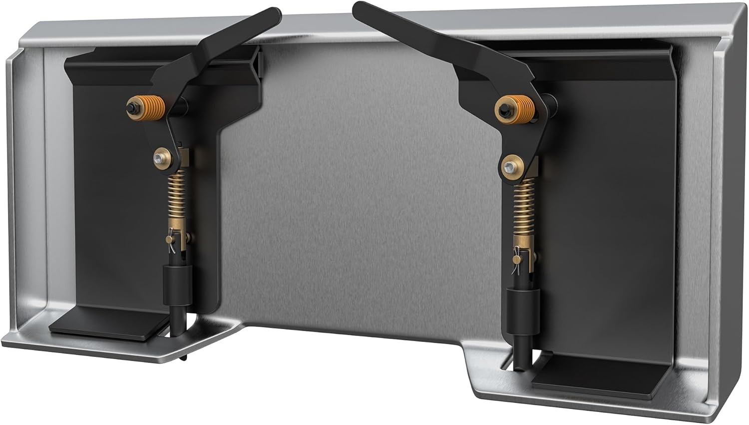 YITAMOTOR 1/4" Skid Steer Attachment Mount Plate & Universal Quick Attach Con...