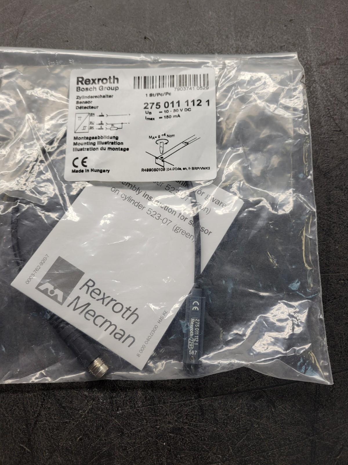 Rexroth #275-011-112-1 Sensor.
