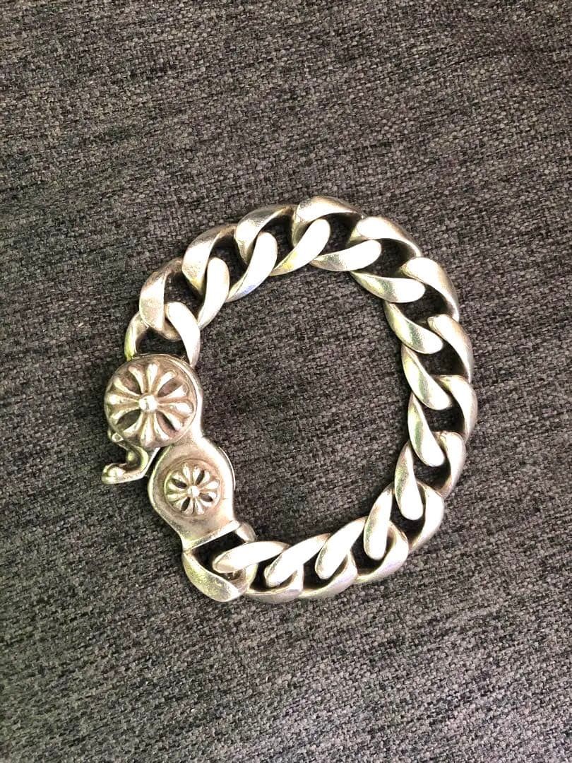 Chrome Hearts Silver925 Classic Clip Chain Bracelet Used