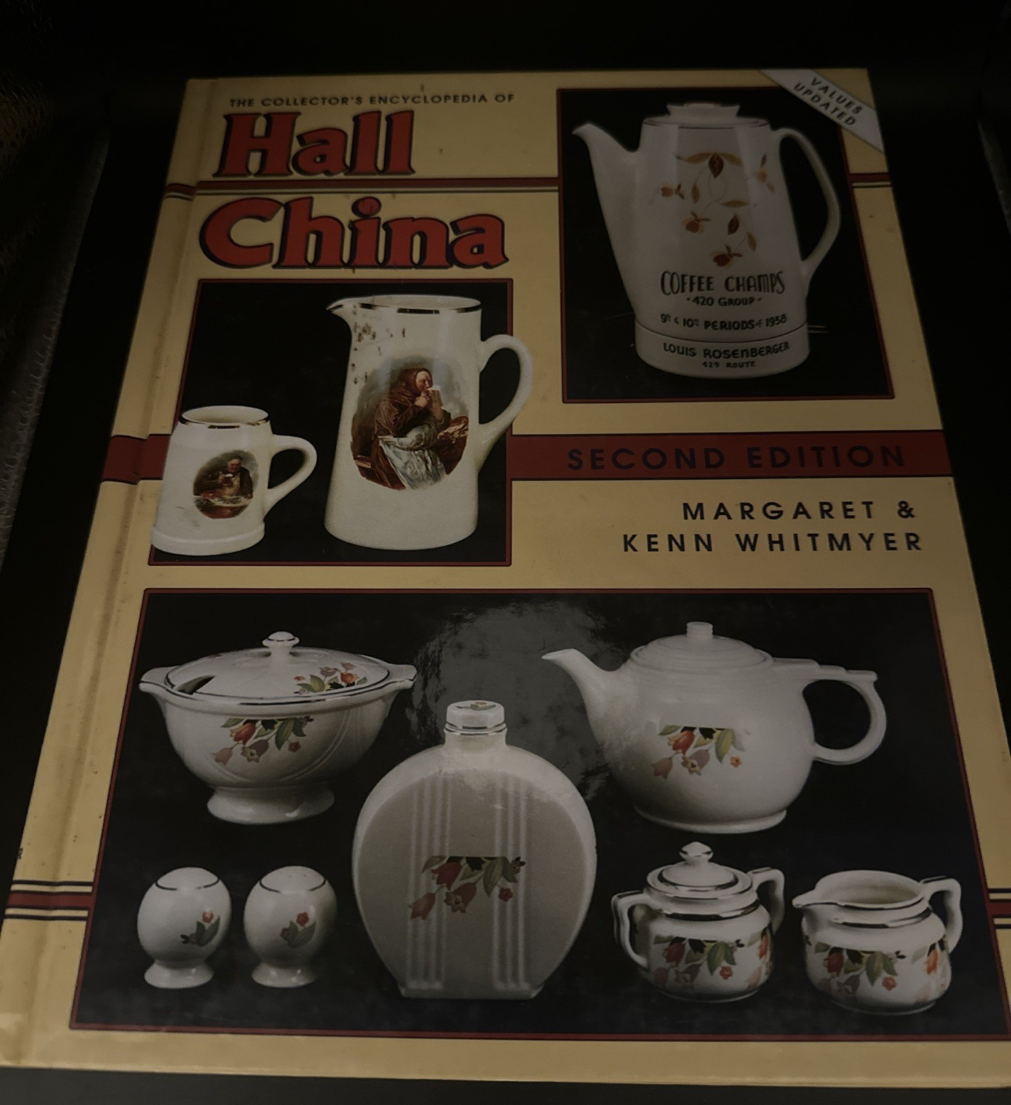 HALL CHINA, COLLECTOR'S ENCYCLOPEDIA  2nd edition by  WHITMYER (1994)